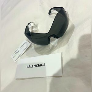 Authentic Black Balenciaga Sunglasses